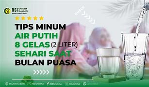 8 Gelas Air Putih Berapa Liter